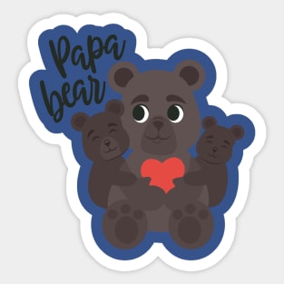 Papa Bear Sticker